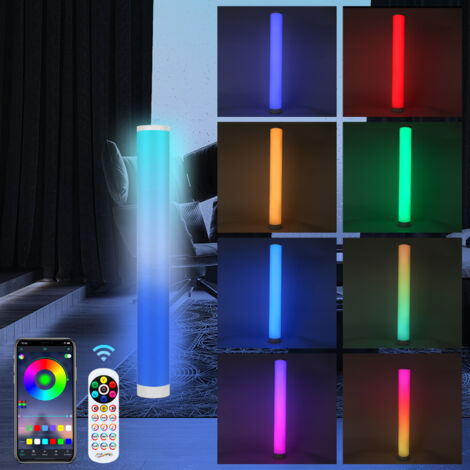 Lampada da terra a LED. 104 cm. con telecomando e controllo dell'illuminazione RGB via APP