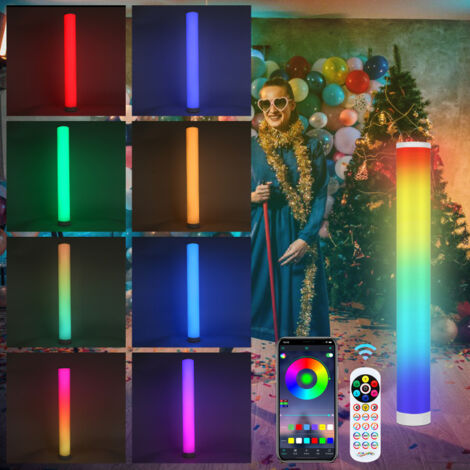 Lampada da terra a LED. 104 cm. con telecomando e controllo dell'illuminazione RGB via APP