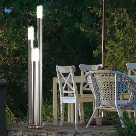 Piantana Salotto Tommy 5 Paralumi Tessuto Nero Oro H163 cm Trio Lighting