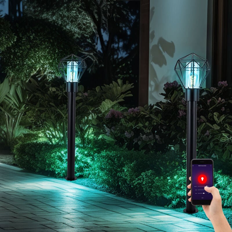 Lampada da terra a led intelligente, lampada da