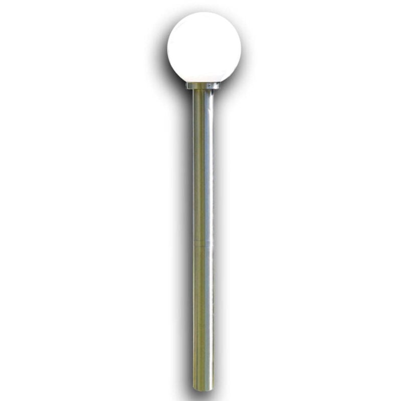 Lampada da terra a sfera 110 cm decorazione luminosa in acciaio inossidabile 2402030