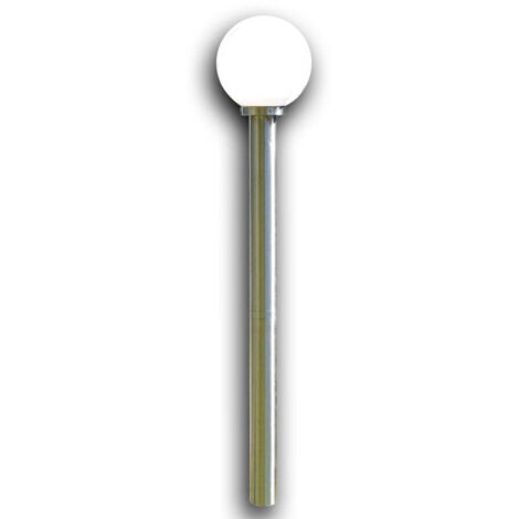 Lampada da terra a sfera 110 cm decorazione luminosa in acciaio inossidabile 2402030