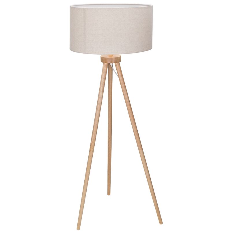 Aigostar - Lampada da terra a piantana Wood in