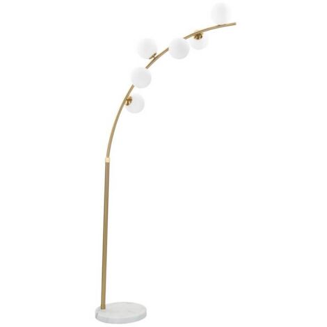 Lampada da Terra Arco 6 Luci cm 130X45X220-246 - GLAMYRC 6 LUCI