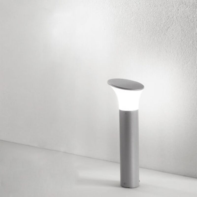 Paletto ARES in alluminio verniciato SILVER H50