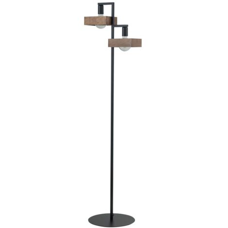 Lampada da terra boho loft nera 2xE27 Robin Sigma Lighting