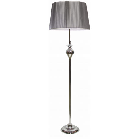 Lampada da terra Candellux Gillenia cromo E27 135cm