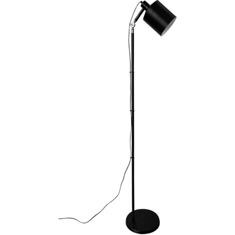 Lampada da terra Candellux Zana nera E27 orientabile