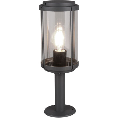 Lampada da terra con base da esterno ALU stand plot lampada da balcone nero luci trio 502360142