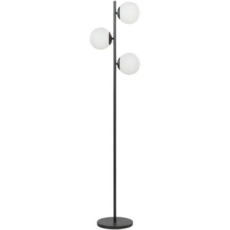 Lampada da terra con base in oro a 3 punti luce Wadi