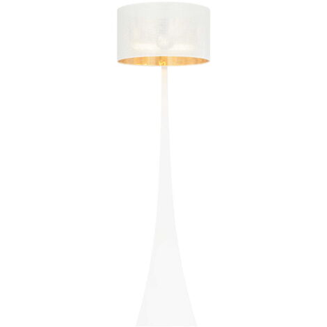 Lampada da terra Emibig Estrella bianco/oro E27 157cm