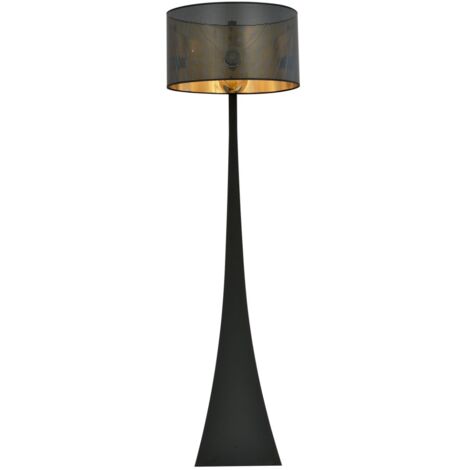 Lampada da terra Emibig Estrella nero/oro E27 157cm