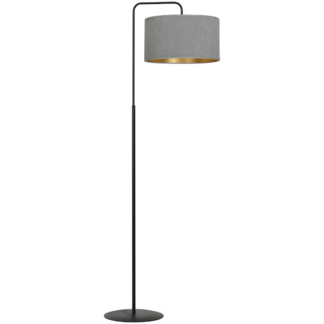 Lampada da terra Emibig Hilde 150cm E27 grigio/nero