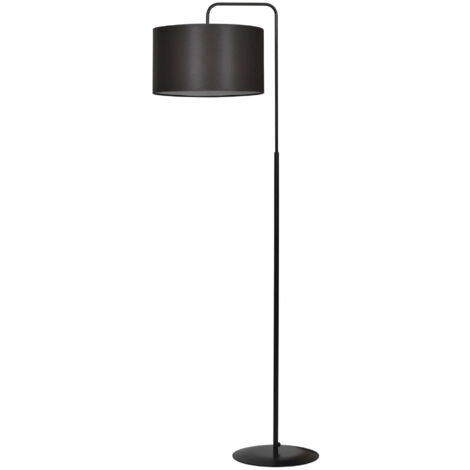 Lampada da terra Emibig Trapo E27 1 luce nero/wengé 150cm