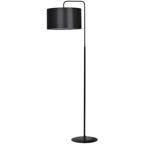 Lampada da terra Emibig Trapo nera E27 1 luce H150 cm