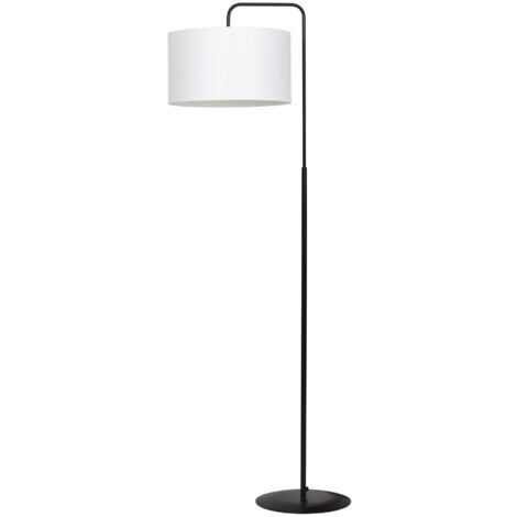 Lampada da terra Emibig TRAPO nero/bianco E27 150cm