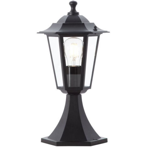 Lampada da terra esterna Brilliant Carleen nera elegante 36,3 cm