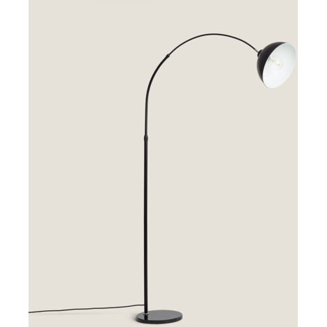 Lampada da Terra in Alluminio Maisie Nero