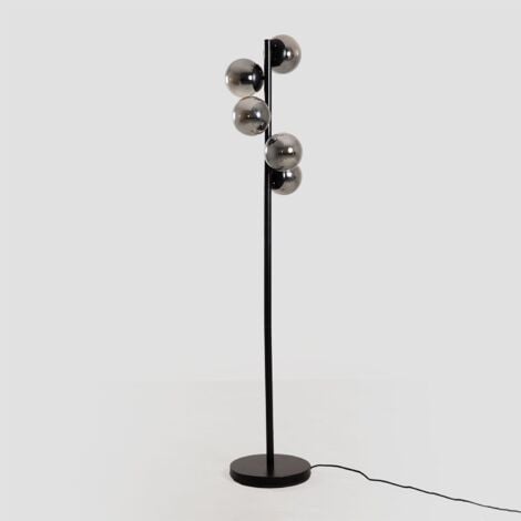 Lampada da terra in ferro con sfere di vetro Buble SKLUM