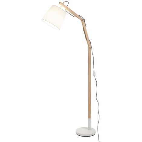 Lampada da terra in legno regolabile E27 60W Rabalux Thomas 4192