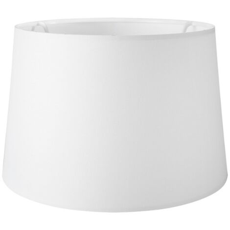 Lampada da terra in tessuto bianco 38x24.5 cm