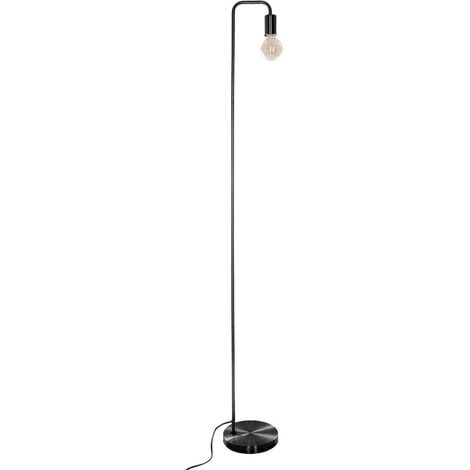 ATMOSPHERA CRÉATEUR D'INTÉRIEUR Lampada da terra keli in metallo dorato h150cm - lampada da terra in metallo dorato, ferro e plastica, dimensioni d. 20 x h. 150 cm base: d. 20 x h. 2,5 cm tubo: d. 1,3 cm - Atmosphera créateur d'inté