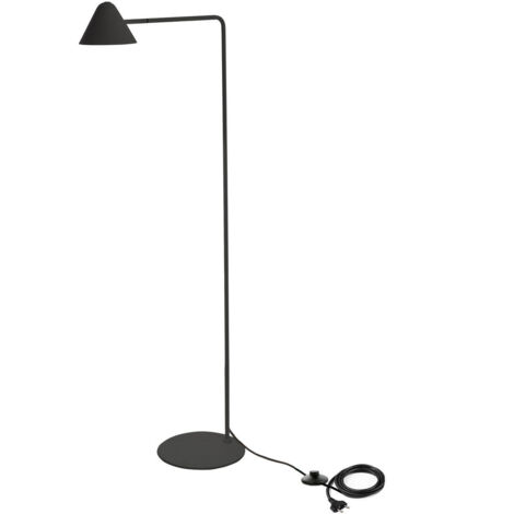 Lampada da terra LED Antares in metallo nero STS