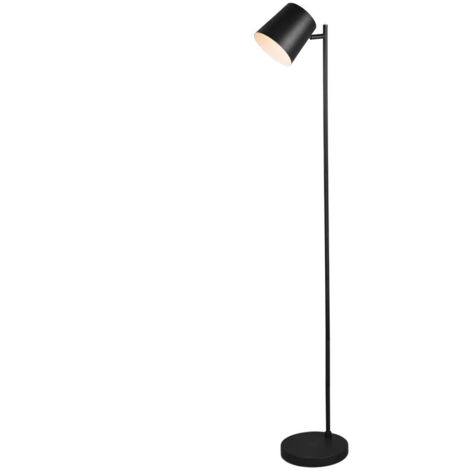 Lampada da terra LED Blake nera touch 3000K 125 cm