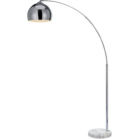 Lampada Da Terra LED Lucande Nicano | Moderna, Dimmerabile, Grigio Alluminio | Temperatura Colore Regolabile (3000K-6000K)
