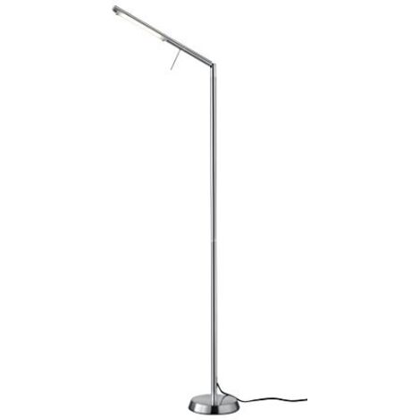 Lampada da terra LED, metallo, nichel opaco, H162 cm, Filigran