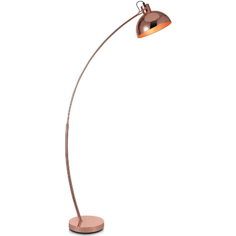 Lampada da Terra LED Oro Moderna Ricurva Teamson Home Arco VN-L00025-EU