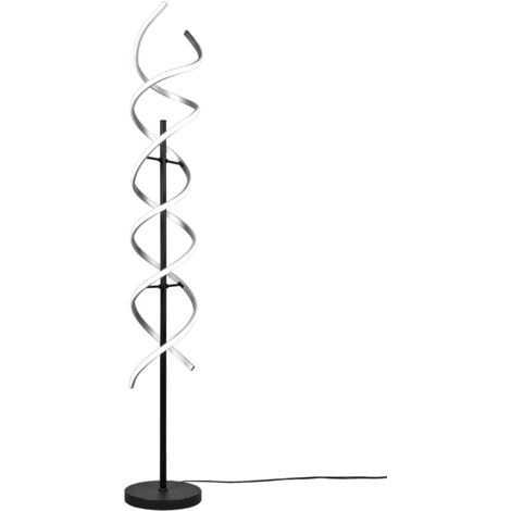 Lampada da terra LED Sequence dimmerabile argento Trio