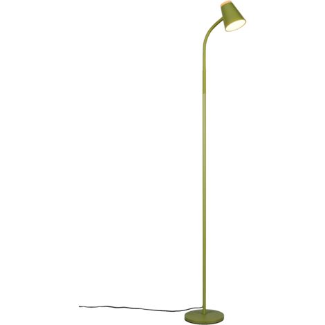 Lampada da terra LED, verde, H 145 cm, Pongo