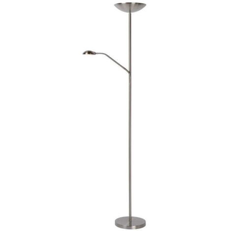 Lampada da terra Lucide Zenith LED 20W 3000K argento