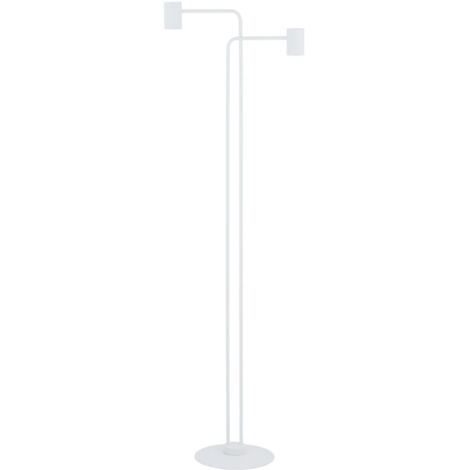 Lampada da terra Luis bianca 2 faretti GU10 Sigma Lighting