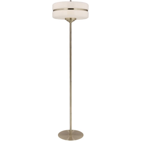 Lampada da Terra Lumineca Sarod 40x156 cm Bianco e Dorato