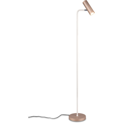 Lampada da terra MARLEY caffè 151cm faretto GU10 Trio