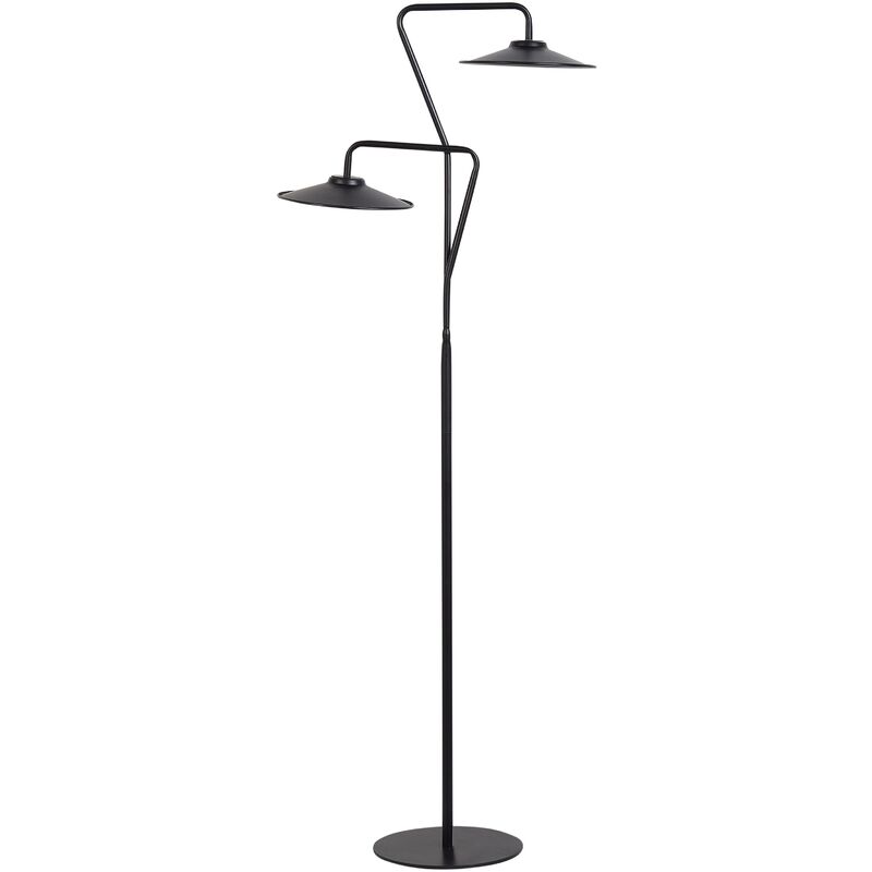 Lampada da terra moderna a 2 luci led Luce calda