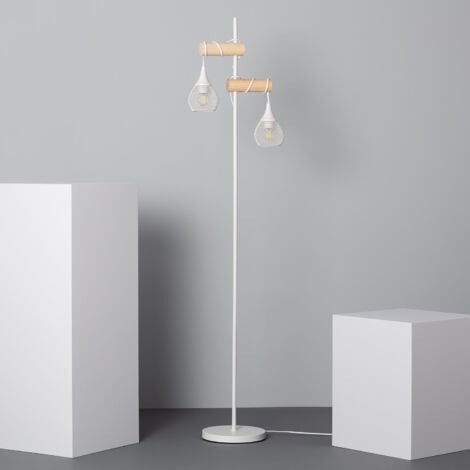 Lampada da Terra Monah Bianco