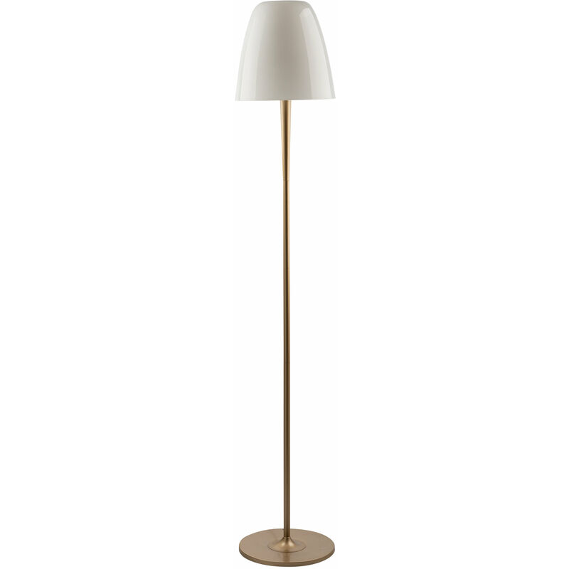 Image of Tft Home Furniture - Lampada da terra noaya ottone