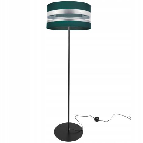 LAMPADA DA TERRA, PARALUME CROMATO, ELEGANTE, VARI COLORI