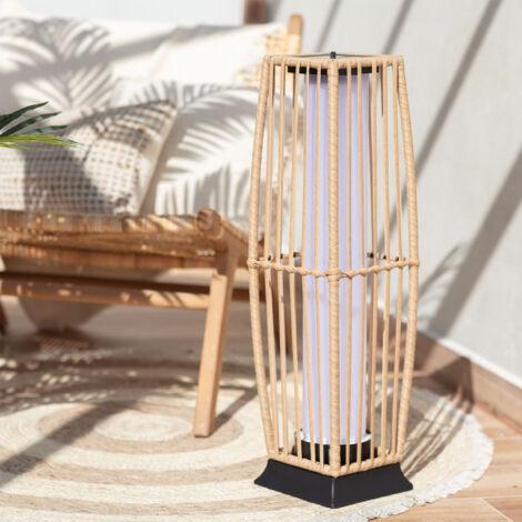 Lampada da Terra per Esterni LED Solare Arley Naturale