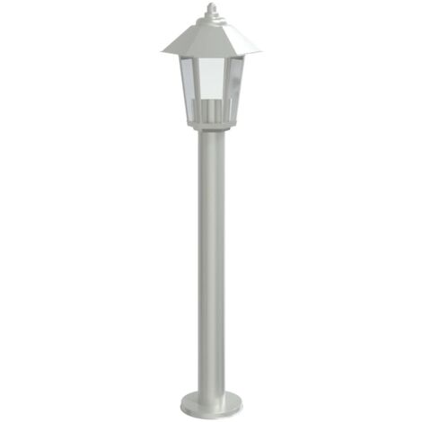 Lampada da terra per esterni Silver 80 cm in acciaio inox Silver 020042519