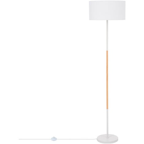 Lampada da Terra Silinda Bianco