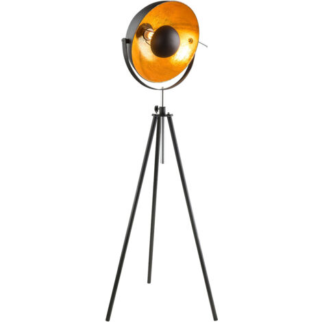 Lampada da terra soffitto faretti faretti soggiorno illuminazione color oro Globo 58305