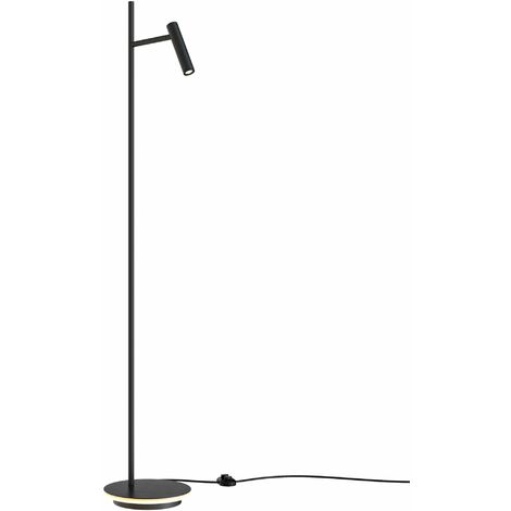 Lampada da terra Table & Floor in Metallo Estudo Nero
