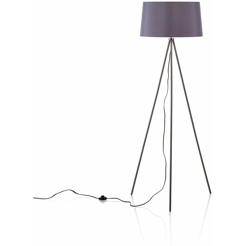 Image of Tft Home Furniture - Lampada da terra thaton grigio