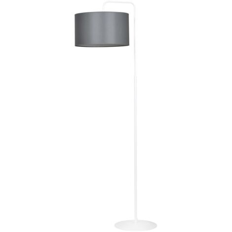 Lampada da terra TRAPO Emibig bianco/grigio E27 150cm