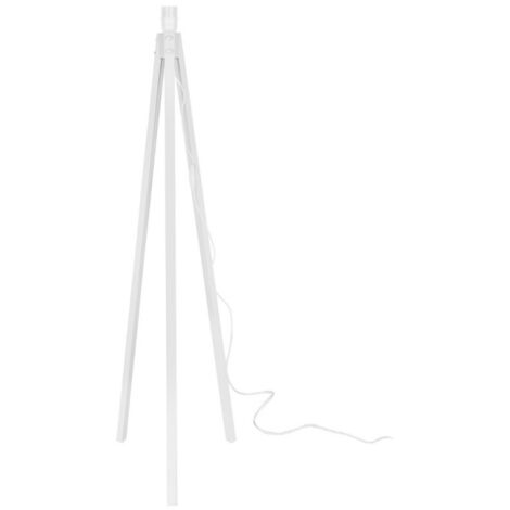 EFFEZETA ITALIA Lampada da terra treppiede legno colore bianco Rodi ASZ1239 125H
