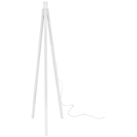 Lampada da terra treppiede legno colore bianco Rodi ASZ1239 125H